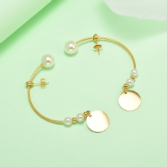 stainless steel gold plated Hoop earrings jewelry for women  XXXE-0243