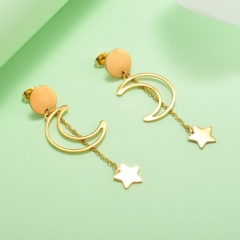 stainless steel gold plated Hoop earrings jewelry for women  XXXE-0285