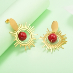 stainless steel gold plated Hoop earrings jewelry for women  XXXE-0282