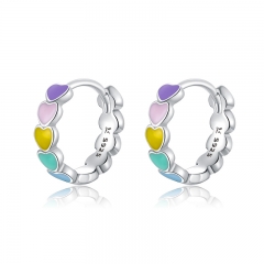 sterling silver fashion earrings jewelry SCE909