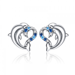 sterling silver fashion earrings jewelry SCE930