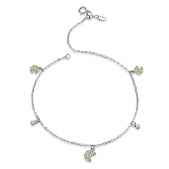 925 Sterling Silver women jewelry chain Bracelets SCB183