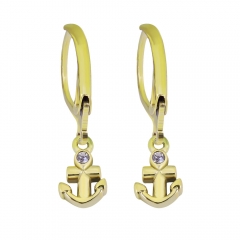 stainless steel fashion gold earrings hooks  PE086