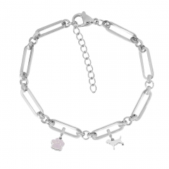 stainless steel cuban bracelet homme jewelry  AML035
