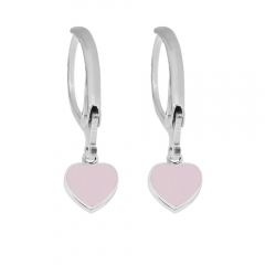 stainless steel hoop earrings women jewelry  PE056