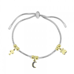 Stainless Steel Adjustable Snake bracelets and charms CL098