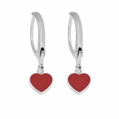 stainless steel hoop earrings women jewelry  PE055
