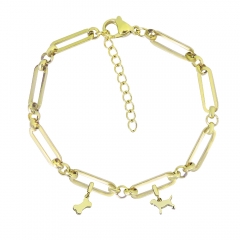 stainless steel cuban bracelet homme jewelry  AML014