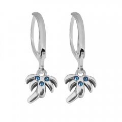 stainless steel hoop earrings women jewelry  PE007
