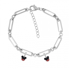 stainless steel cuban bracelet homme jewelry  AML052