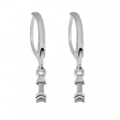 stainless steel hoop earrings women jewelry  PE003