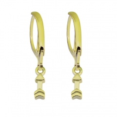 stainless steel fashion gold earrings hooks  PE070