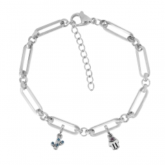 stainless steel cuban bracelet homme jewelry  AML027