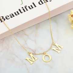 new trendy gold stainless steel women necklace  NS-0877