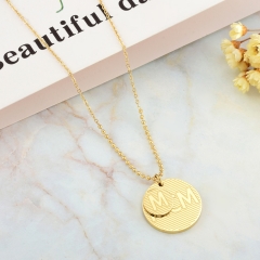 new trendy gold stainless steel women necklace  NS-0878