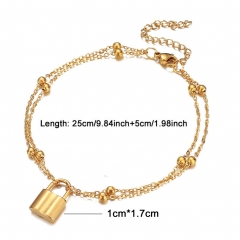 Stainless Steel Anklet AN-153W
