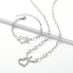 Stainless steel necklace set for women STAO-3881A