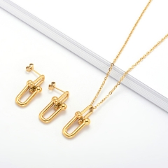 Stainless steel necklace set for women STAO-3874B