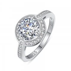 925 Sterling Silver Jewelry Diamond Rings for Women JZ319