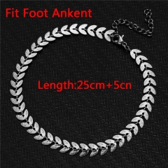Stainless Steel Anklet AN-134W