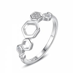 925 Sterling Silver Jewelry Diamond Rings for Women   JZ923