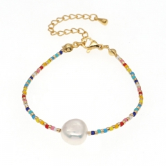 Women Handmade Miyuki Seed Beads Bracelets    MI-B200051