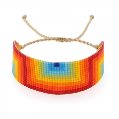 Women Handmade Miyuki Seed Beads Bracelets  MI-B200347