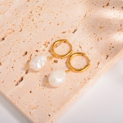 Baroque freshwater pearl earrings ES-2127