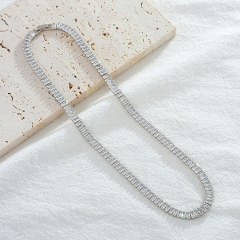 Pearl Brass Pendant Necklace  TTTN-0211C