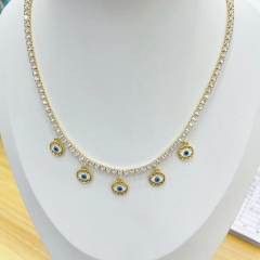 Pearl Brass Pendant Necklace  TTTN-0224