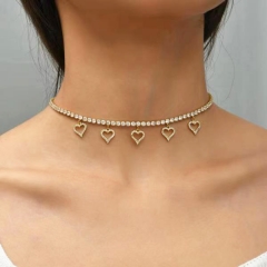 Pearl Brass Pendant Necklace  TTTN-0219
