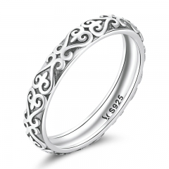925 Sterling Silver Jewelry Women Rings for Gift   SCR776