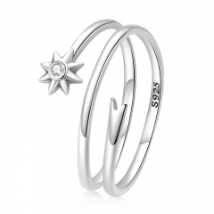 925 Sterling Silver Jewelry Women Rings for Gift   SCR810