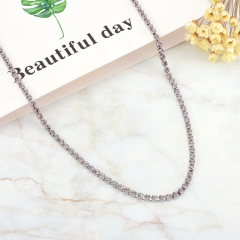 Trendy Stainless Steel Gold Plated Necklace for women XXXN-0056A