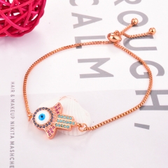 Stainless Steel Bracelet with Copper Charms TTTB-0304A
