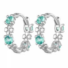 925 Sterling Silver Fashion Earring jewelry for Women  BSE826