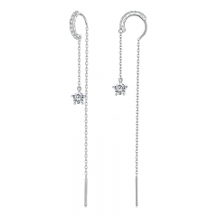 925 Sterling Silver Fashion Earring jewelry for Women  BSE830