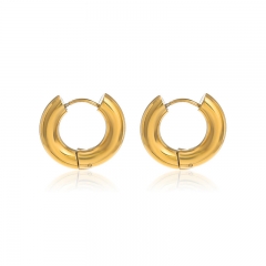 Fashion Jewelry 18k Gold Hoop Stainless Steel Earring ES-2418