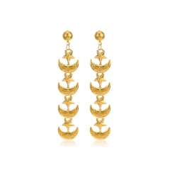 Fashion Jewelry 18k Gold Hoop Stainless Steel Earring ES-2387