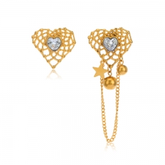 Fashion Jewelry 18k Gold Hoop Stainless Steel Earring ES-2386