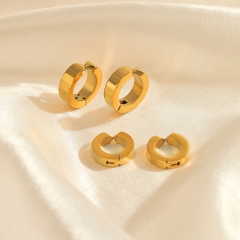 Fashion Jewelry 18k Gold Hoop Stainless Steel Earring ES-2410