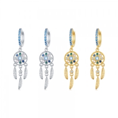 925 Sterling Silver Fashion Earring jewelry for Women  SCE713