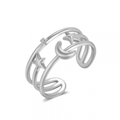 Stainless Steel Cheap Open Adjustable Ring  PRPR0036