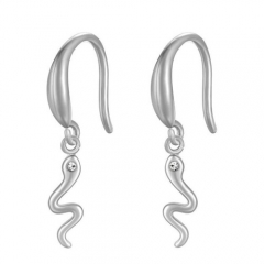 Stainless Steel Zircon Girl Drop Small Earrings PEPE414W