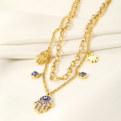 Gold Plated Jewelry Stainless Steel Necklace NS-1429