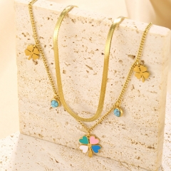 Gold Plated Jewelry Stainless Steel Necklace NS-1438