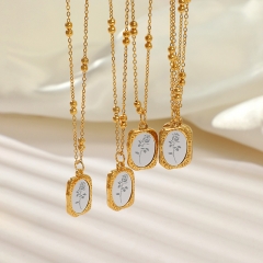 Gold Plated Jewelry Stainless Steel Necklace NS-1424