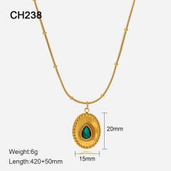 Gold Plated Jewelry Stainless Steel Necklace NS-1379B