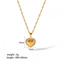 Gold Plated Jewelry Stainless Steel Necklace NS-1485