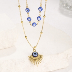 Gold Plated Jewelry Stainless Steel Necklace NS-1399
